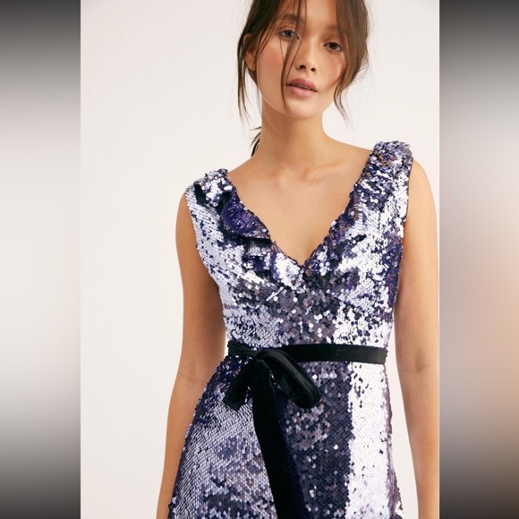 Free People Sequin Dress NWT - Picture 2 of 6